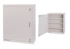 Lakeside Manufacturing Narcotic Cabinet Metal 3 Shelves With Double Lock