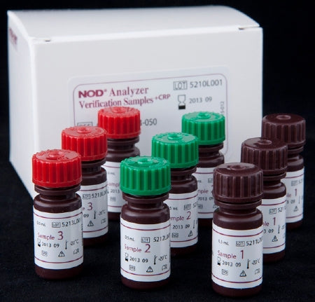 Nova-One Diagnostics General Chemistry Verification Samples with CRP NOD® Multiple Analytes 3 Levels 3 Vials X 3 Levels X 0.5 mL