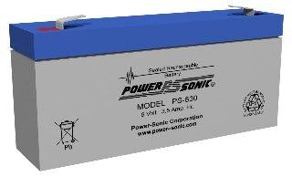 Bulbtronics Sealed Lead Acid Battery Pack Power-Sonic® 6V Rechargeable 1 Pack - M-920498-3528 - Each