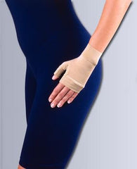 Patterson Medical Supply Compression Gloves Bella™ Lite Long Ready-to-Wear Fingerless Medium Over-the-Wrist Ambidextrous Nylon / Spandex - M-920619-4623 - Each