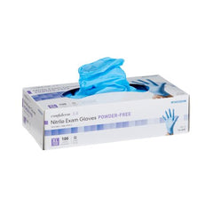 Exam Glove McKesson Confiderm® 3.8 X-Large NonSterile Nitrile Standard Cuff Length Textured Fingertips Blue Not Chemo Approved - M-921612-2095 - Box of 100