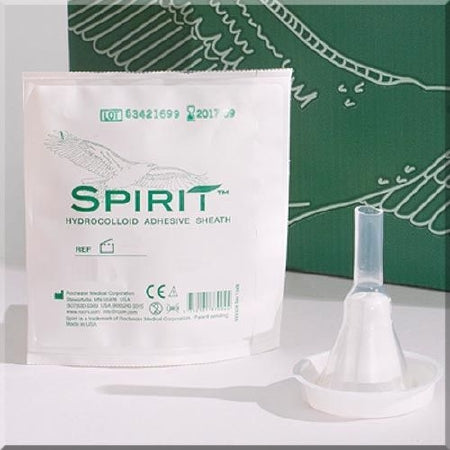 Bard Male External Catheter Spirit™2 Self-Adhesive Band Hydrocolloid Silicone X-Large