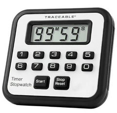 Cole-Parmer Inst. Electronic Stop Watch / Timer Multipurpose Traceable® 100 Minutes Digital Display