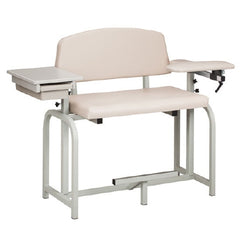 Clinton Industries Blood Drawing Chair Lab X Series Padded Flip Up Arm Desert Tan