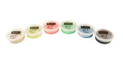 Fabrication Enterprises Therapy Putty Set CanDo® Antimicrobial TheraPutty® 2X-Soft / X-Soft / Soft / Medium / Firm 6 X 6 oz.