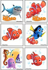 Medibadge Medibage 144 per Unit Finding Nemo Temporary Tattoo 1.75 Inch