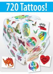 Medibadge Kids Love Stickers® 720 Per Unit Assorted Images Temporary Tattoo 1.5 X 1.75 Inch