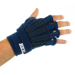 Patterson Medical Supply Hand Based Radial Nerve Brace Benik W-701 Glove Style / Low Profile Metal / Thermoplastic Right Hand Navy Blue Medium / Large