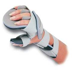 Patterson Medical Supply Resting Hand Splint with Finger Separators Plastic Left Hand Gray Large