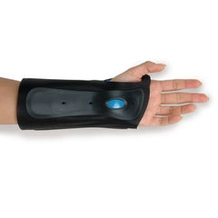 Patterson Medical Supply Wrist Brace Exoform® Contoured Aluminum / Plastic Right Hand Black Medium