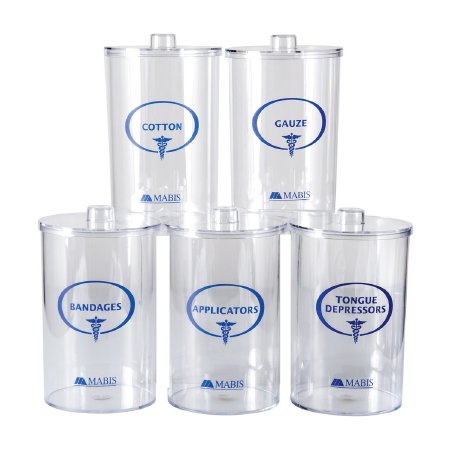 Mabis Healthcare Sundry Apothecary Jar Plastic Clear 6.4 oz. - M-92490 ...