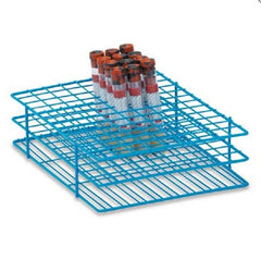 Market Lab Inc Test Tube Rack 108 Place 10 mL Tube Size Blue 2-1/2 X 7-1/4 X 9-1/2 Inch
