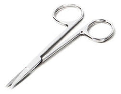 American Diagnostic Corp Iris Scissors ADC® 4-1/2 Inch Length Floor Grade Stainless Steel NonSterile Finger Ring Handle Straight Sharp Tip / Sharp Tip - M-925397-4260 - Each