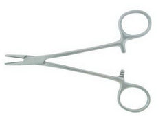 BR Surgical Needle Holder 5-1/8 Inch Length Serrated - M-925536-2496 - Each