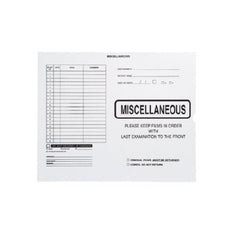 Precision Dynamics Miscellaneous Insert Jacket FilePro® Black / White 14-1/4 X 17-1/2 Inch