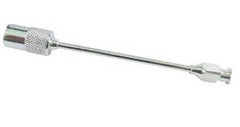 Gynex Needle Adapter Extender 4 Inch, Stainless Steel