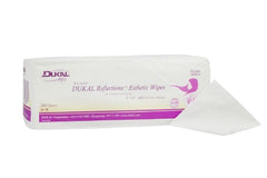 Dukal Esthetic Spa Wipe DUKAL Reflections™ 4 X 4 Inch White Disposable