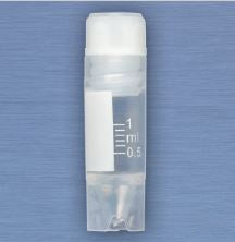 Globe Scientific Cryogenic Vial CryoClear™ Thermoplastic Elastomer 1 mL Screw Cap