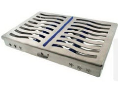 BR Surgical Sterilization Tray Perforated Stainless Steel 2 X 5 X 7 Inch - M-926465-2176 - Each