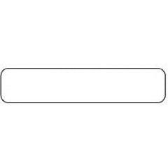 Precision Dynamics Blank Label Multipurpose Label White Paper 1/3 X 1-1/2 Inch - M-926496-1650 - Each