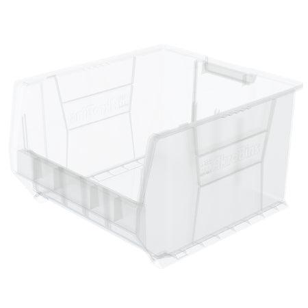 Akro-Mils Storage Bin Super-Size AkroBins® Clear Industrial Grade Polymers 12 X 18-3/8 X 20 Inch - M-926538-2600 - Each