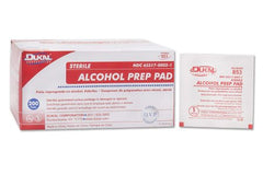 Dukal Alcohol Prep Pad Dukal® 70% Strength Isopropyl Alcohol Individual Packet Medium Sterile