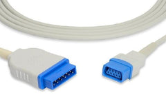 GE Healthcare SpO2 Interconnect Cable 10 Foot, With GE Connector For TruSignal Sensors