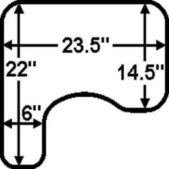 Padded Three-Quarter Flip-Away Trap