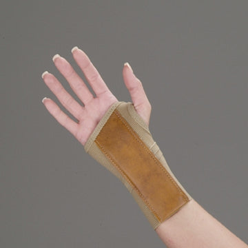 DeRoyal Wrist Brace DeRoyal® Cotton / Elastic Left Hand Beige 2X-Large