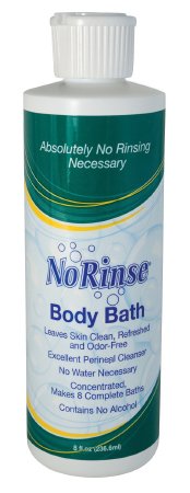 CleanLife Products Rinse-Free Body Wash No Rinse® Body Bath Liquid 8 oz. Bottle Scented
