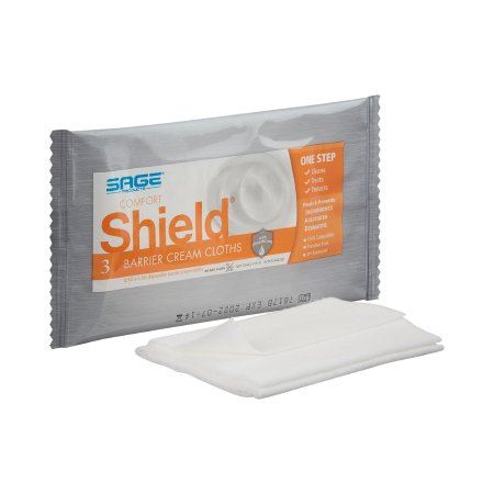 Sage Products Incontinence Care Wipe Comfort Shield® Soft Pack Dimethicone Unscented 3 Count