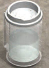 Patterson Medical Supply Graduated Drinking Mug 12 oz. Clear Cup / Granite Lid Plastic Reusable