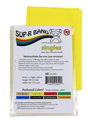 Fabrication Enterprises Exercise Resistance Band Sup-R Band® Yellow 5 Inch X 5 Foot X-Light Resistance
