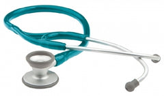 American Diagnostic Corp Cardiology Stethoscope Adscope® Caribbean Blue 1-Tube 19 Inch Tube Double-Sided Chestpiece