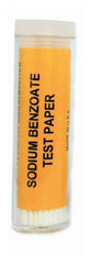 Fisher Scientific Genetic Taste Test Strip Eisco Labs Sodium Bensoate Paper, 100 Test Strips per Vial