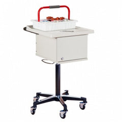 Clinton Industries Phlebotomy Cart Powder Coated Steel 20 X 20.75 X 24 Inch Gray - M-929975-1435 - Each