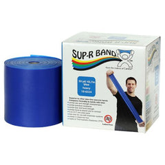 Fabrication Enterprises Exercise Resistance Band Sup-R Band® Blue 5 Inch X 50 Yard Heavy Resistance