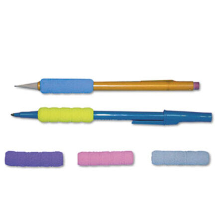 Tatco Ribbed Pencil Cushions, 1.75", Assorted Colors, 50/Box