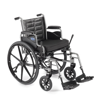 Invacare Wheelchair Tracer® EX2 Dual Axle Full Length Arm Padded Arm Style 18 Inch Seat Width 250 lbs. Weight Capacity