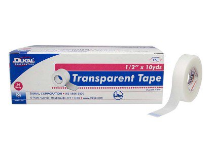 Dukal Medical Tape 1 Inch X 10 Yard Transparent NonSterile