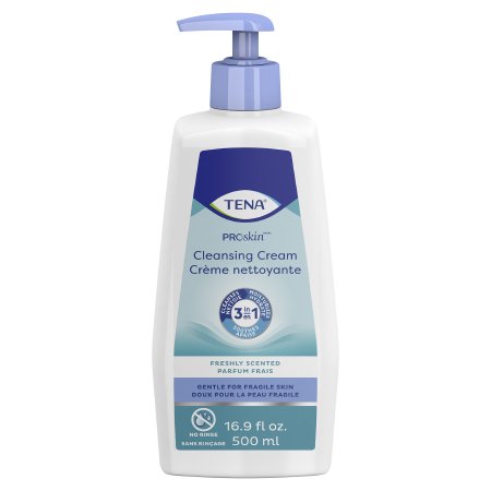 Essity HMS North America Inc Rinse-Free Body Wash TENA® Cream 16.9 oz. Pump Bottle Mild Scent