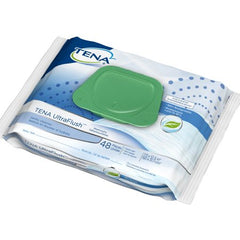 Essity HMS North America Inc Flushable Personal Wipe TENA® UltraFlush™ Soft Pack Aloe / Vitamin E / Chamomile Scented 48 Count