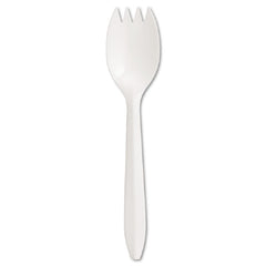 Lagasse Spork Boardwalk® Plastic Spoon White Polypropylene