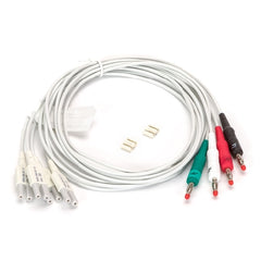 Welch Allyn Leadwire Set Gray, 4-Leads, Banana Limbs For EKG Machine AHA