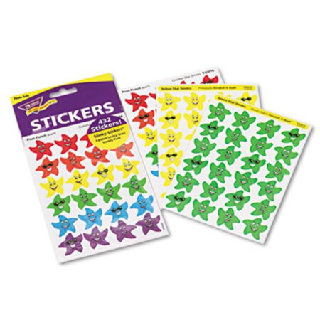 TREND® Stinky Stickers Variety Pack, Smiley Stars, 432/Pack