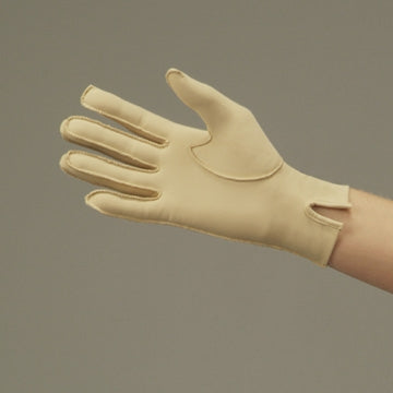 DeRoyal Compression Gloves Full Finger Small Wrist Length Left Hand Stretch Fabric - M-935269-1409 - Each