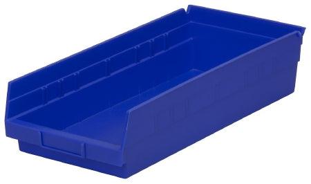 Akro-Mils Shelf Bin Akro-Mils® Blue Industrial Grade Polymers 4 X 8-3/8 X 17-7/8 Inch - M-935425-4786 - Case of 12