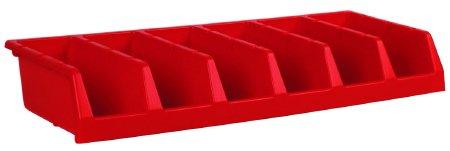 Akro-Mils Storage Bin System Bins™ Red Industrial Grade Polymers 5 X 12 X 33 Inch - M-935789-3405 - Box of 5