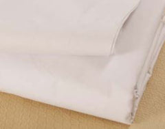 Encompass Textiles Bed Sheet Global Select™ Flat 66 X 108 Inch White / White Hem Cotton 55% / Polyester 45% Reusable