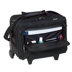 Hopkins Medical Products Rolling Executive Bag Classic Black 600D Waterproof Fabric 9 X 12 X 16 Inch - M-936616-4469 - Each